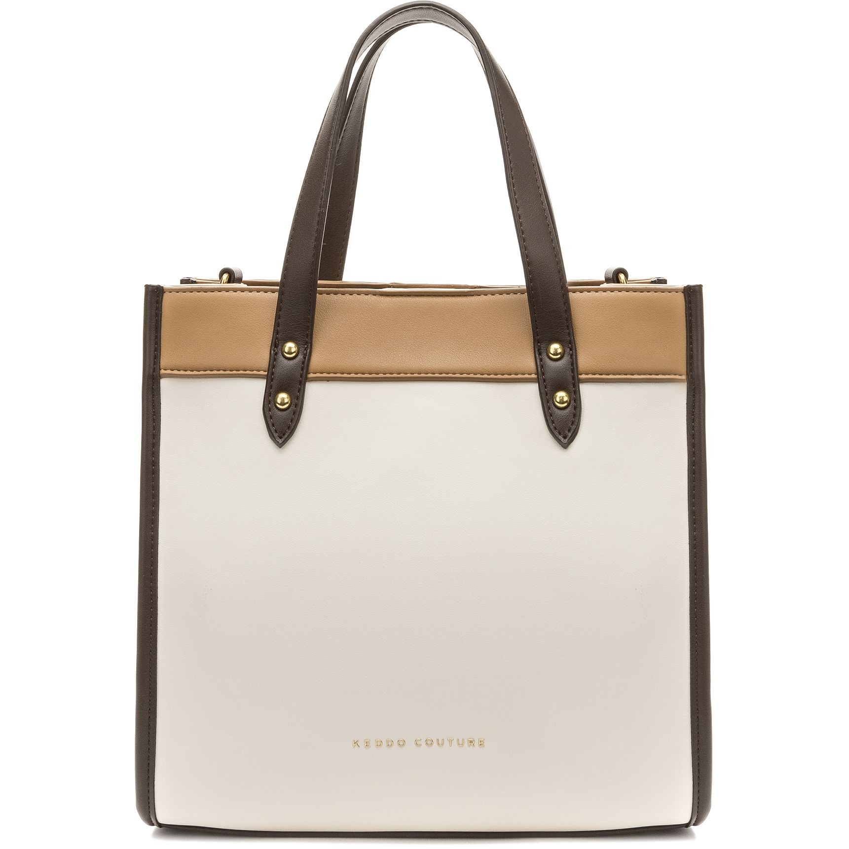 KEDDO COUTURE Pirkinių krepšys moterims, Smėlio, Tote bag 1