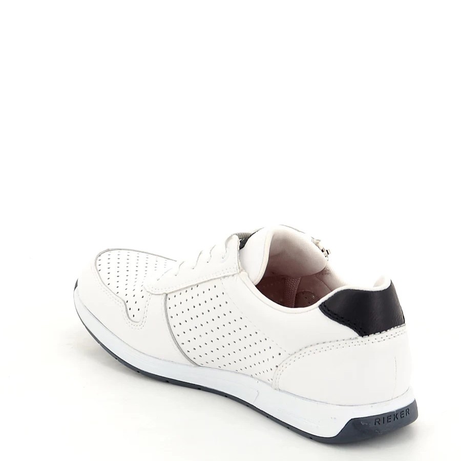 RIEKER Laisvalaikio bateliai vyrams, Balta, LEISURE 8