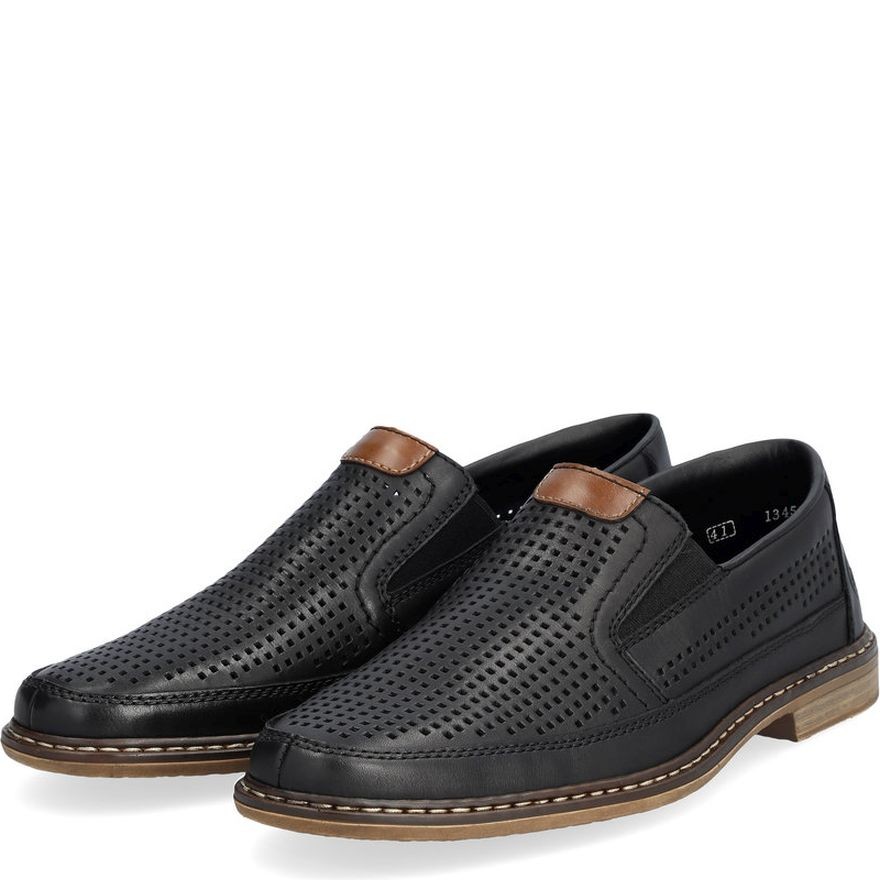 RIEKER Klasikiniai batai vyrams, Juoda, FORMAL 7