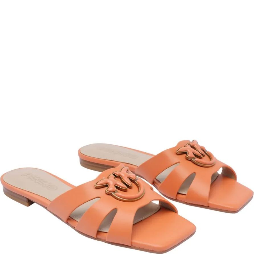 PINKO Šlepetės moterims, Oranžinė, Marli 09 - slipper 2