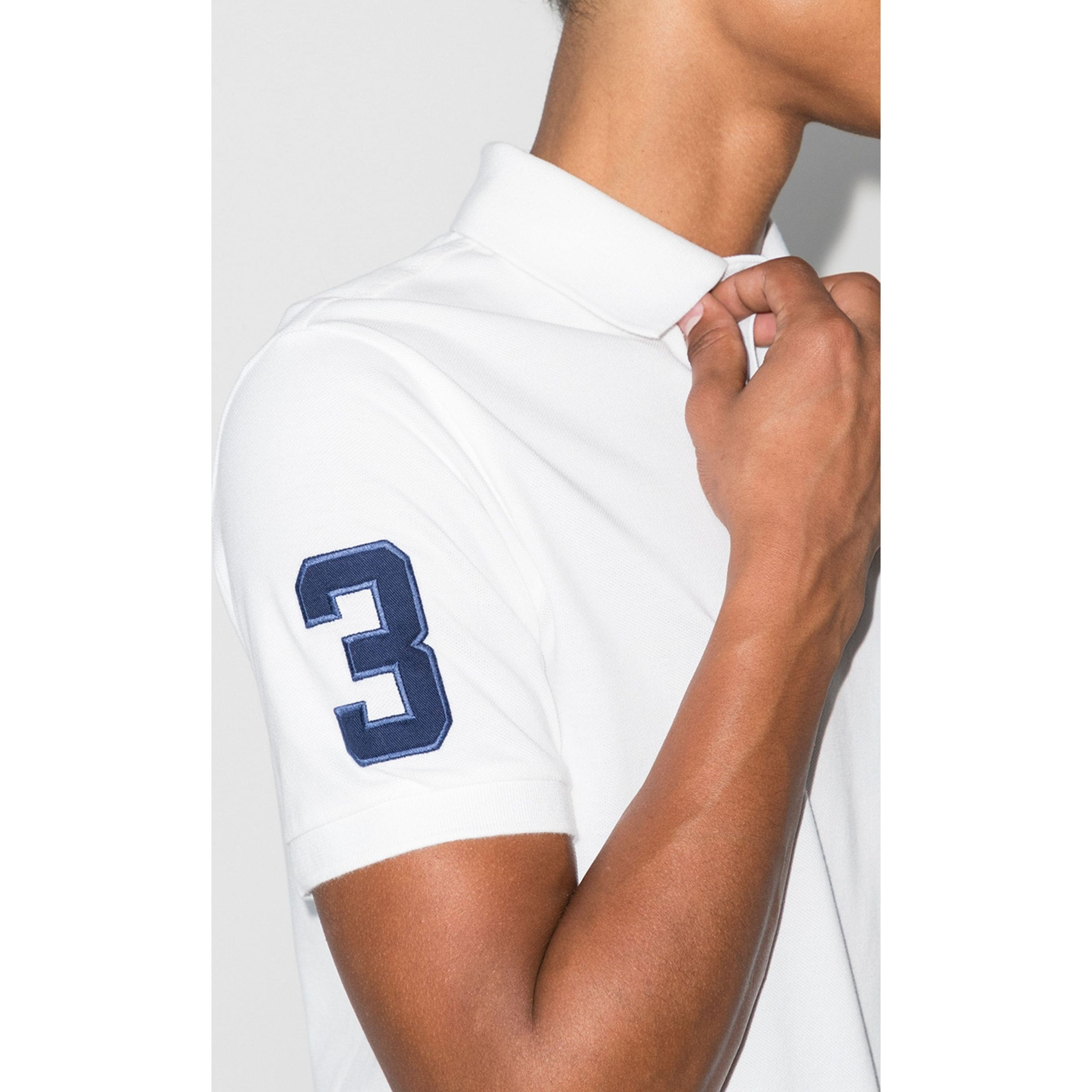 POLO RALPH LAUREN Polo marškiniai trumpos rank. vyrams, Balta, Short sleeve polo 3