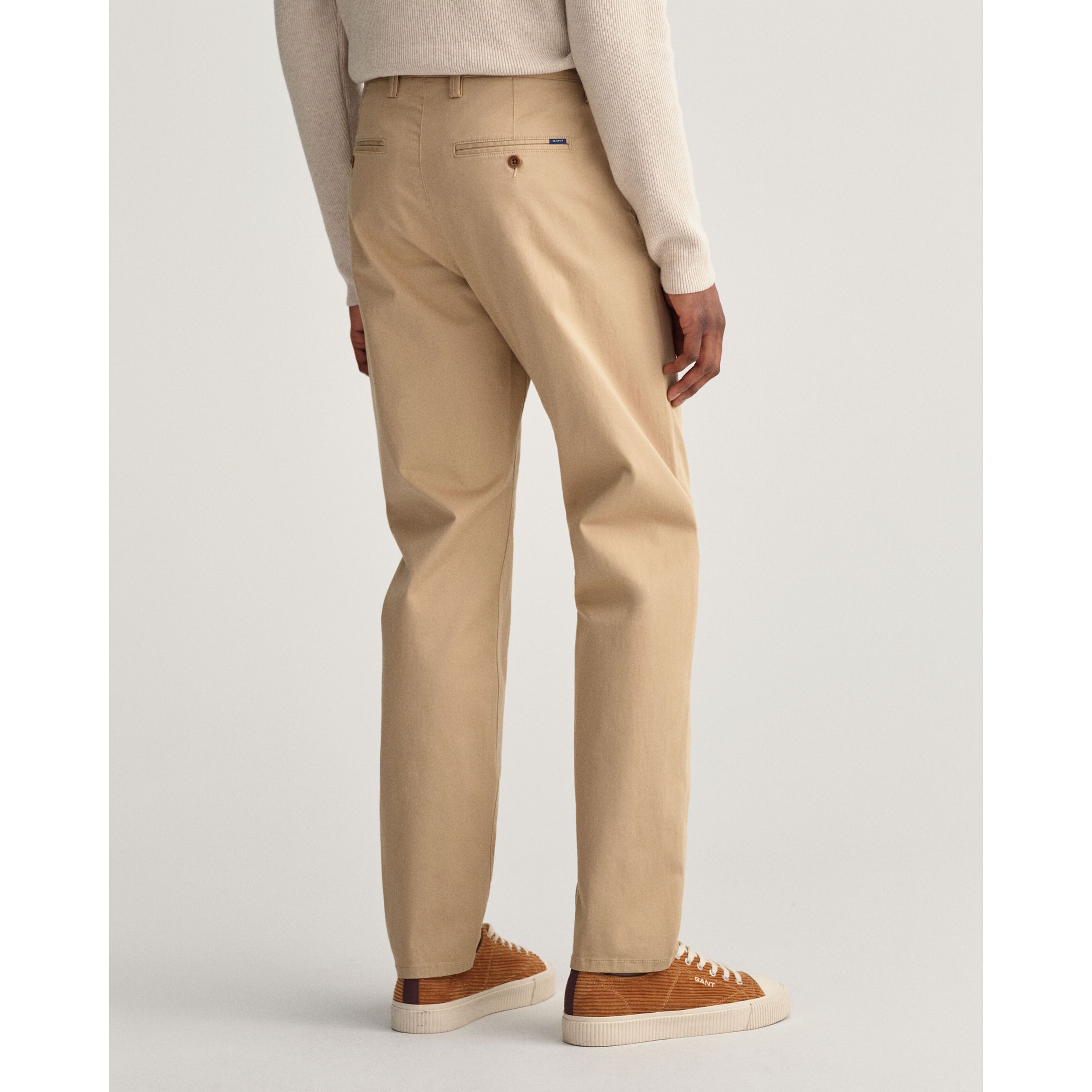 GANT Kelnės vyrams, Khaki, ALLISTER TWILL 3