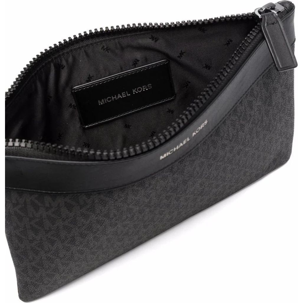 MICHAEL KORS Delninukė vyrams, Juoda, Travel pouch 4