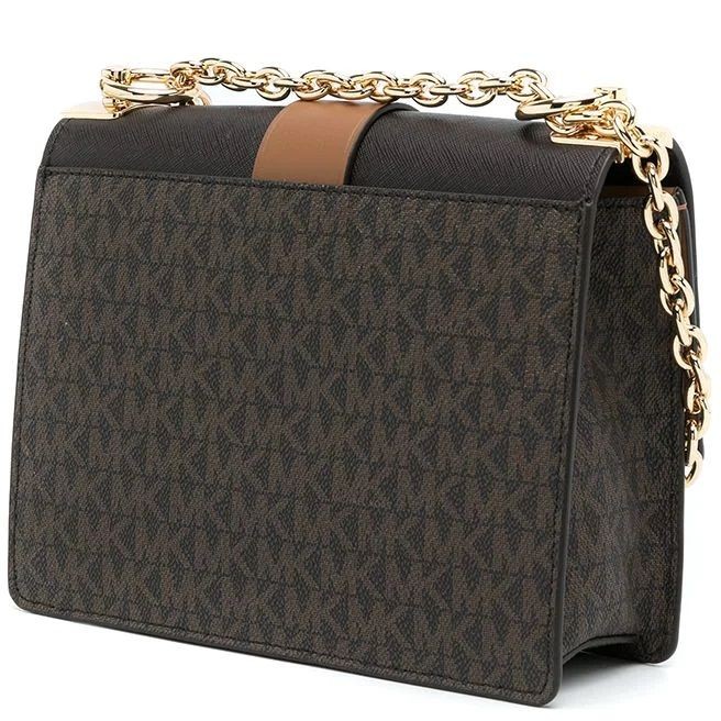 MICHAEL KORS Rankinė per petį moterims, Ruda, Greenwich crossbody bag 2