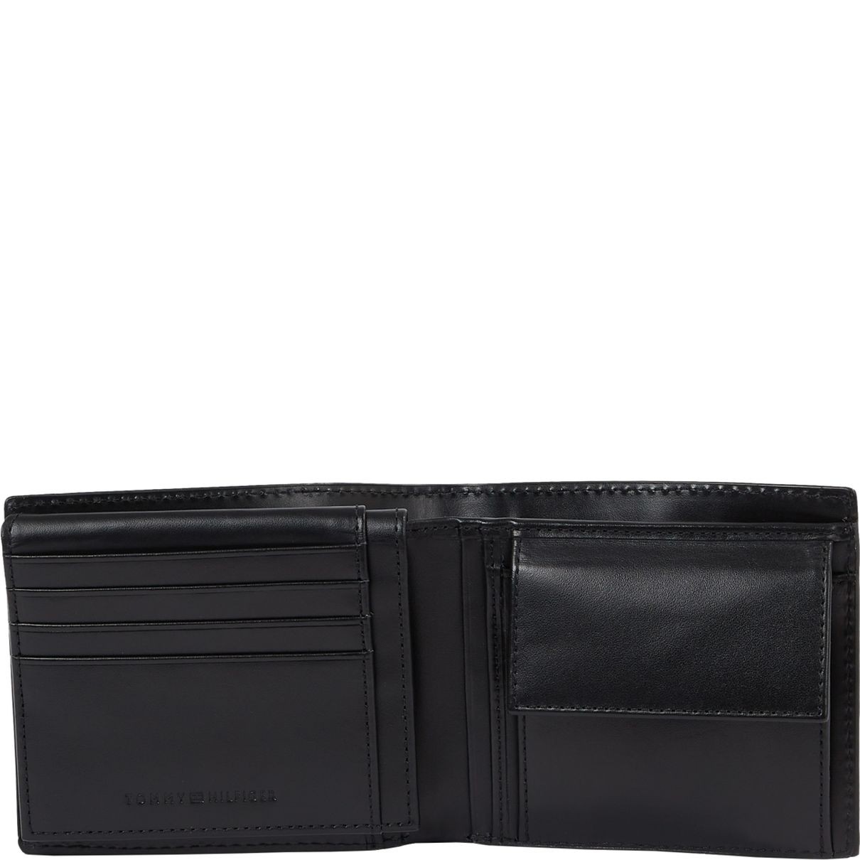 TOMMY HILFIGER Piniginė vyrams, Juoda, Monogram cc/coin wallets 4