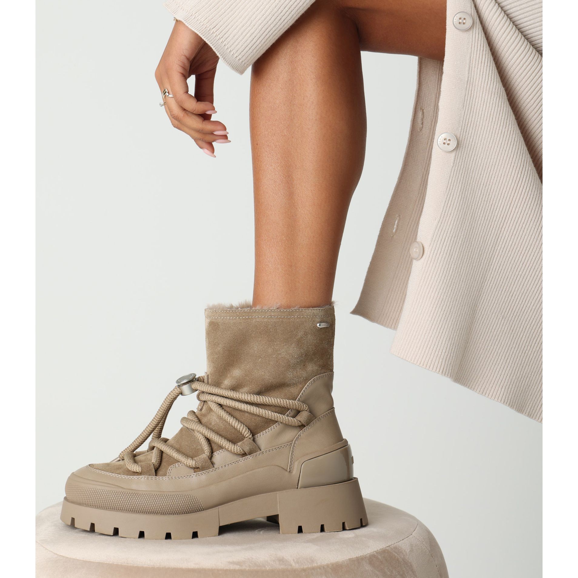 MEXX Aulinukai moterims, Smėlio, Pisana booties 8