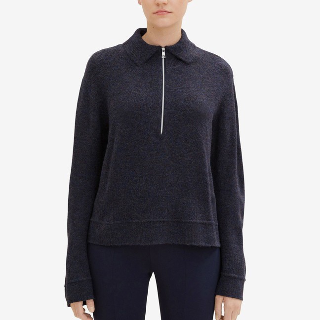 TOM TAILOR Megztinis moterims, Mėlyna, Megztinis 2