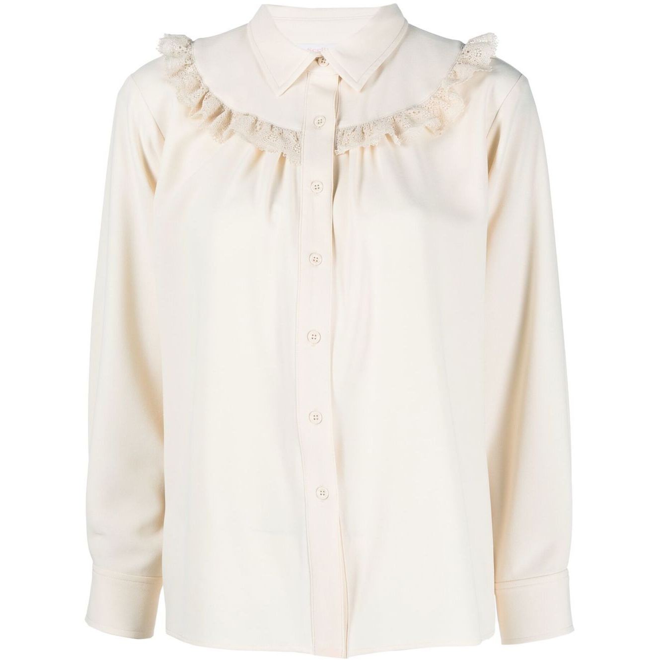 SEE BY CHLOE Marškiniai ilgomis rankovėmis moterims, Kūno, Top