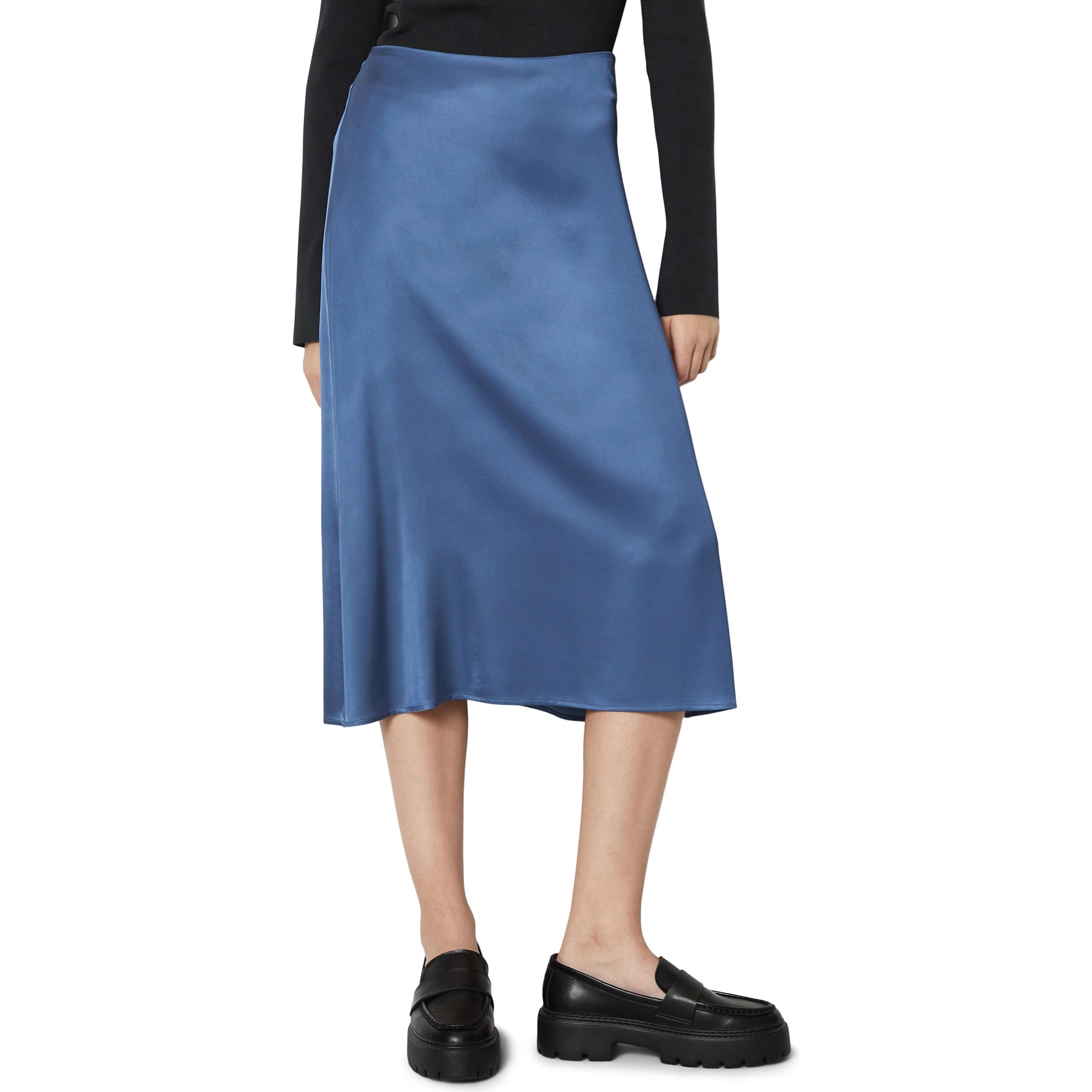 MARC O'POLO Midi sijonas moterims, Mėlyna 2