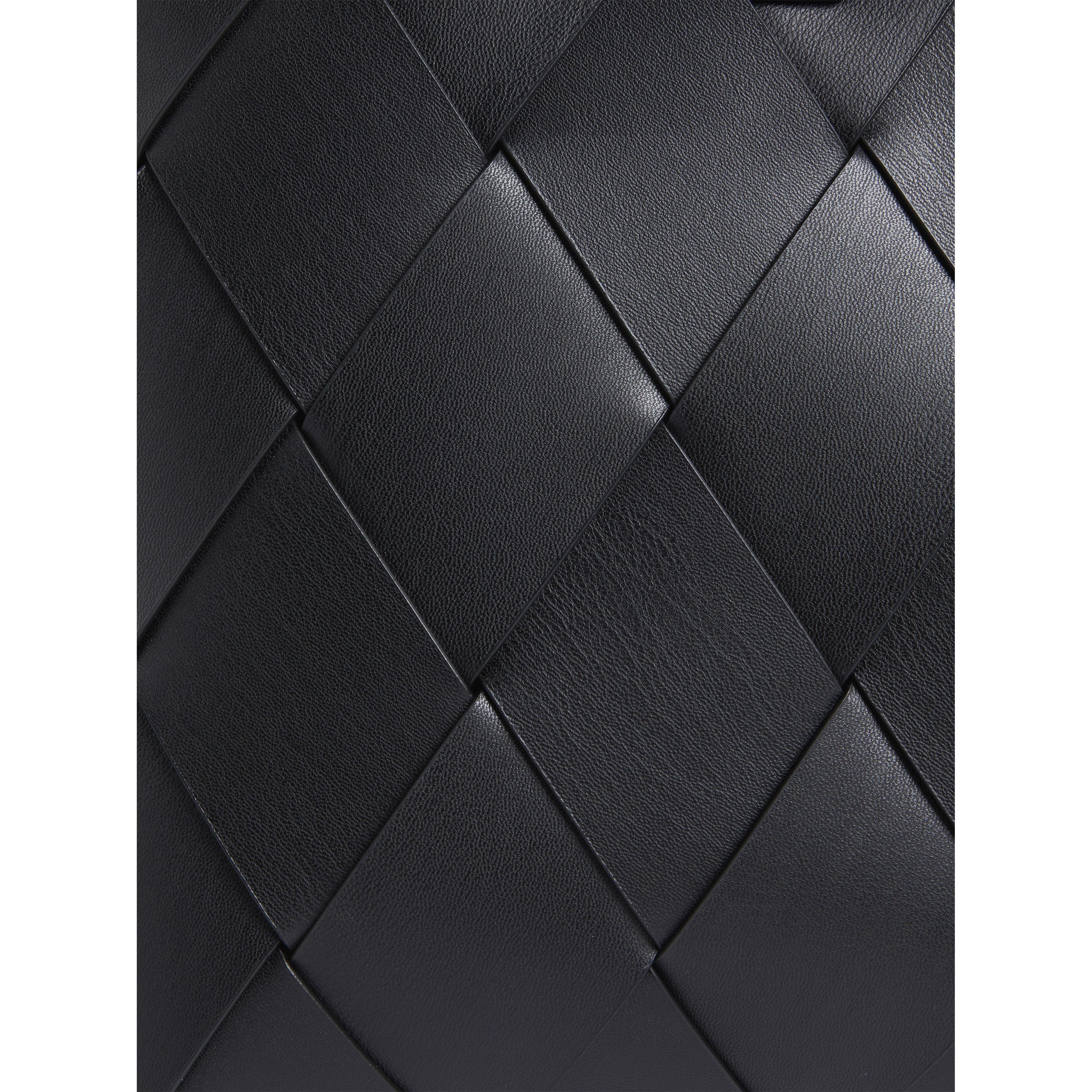 CALVIN KLEIN Pirkinių krepšys moterims, Juoda, Woven medium shopper 4