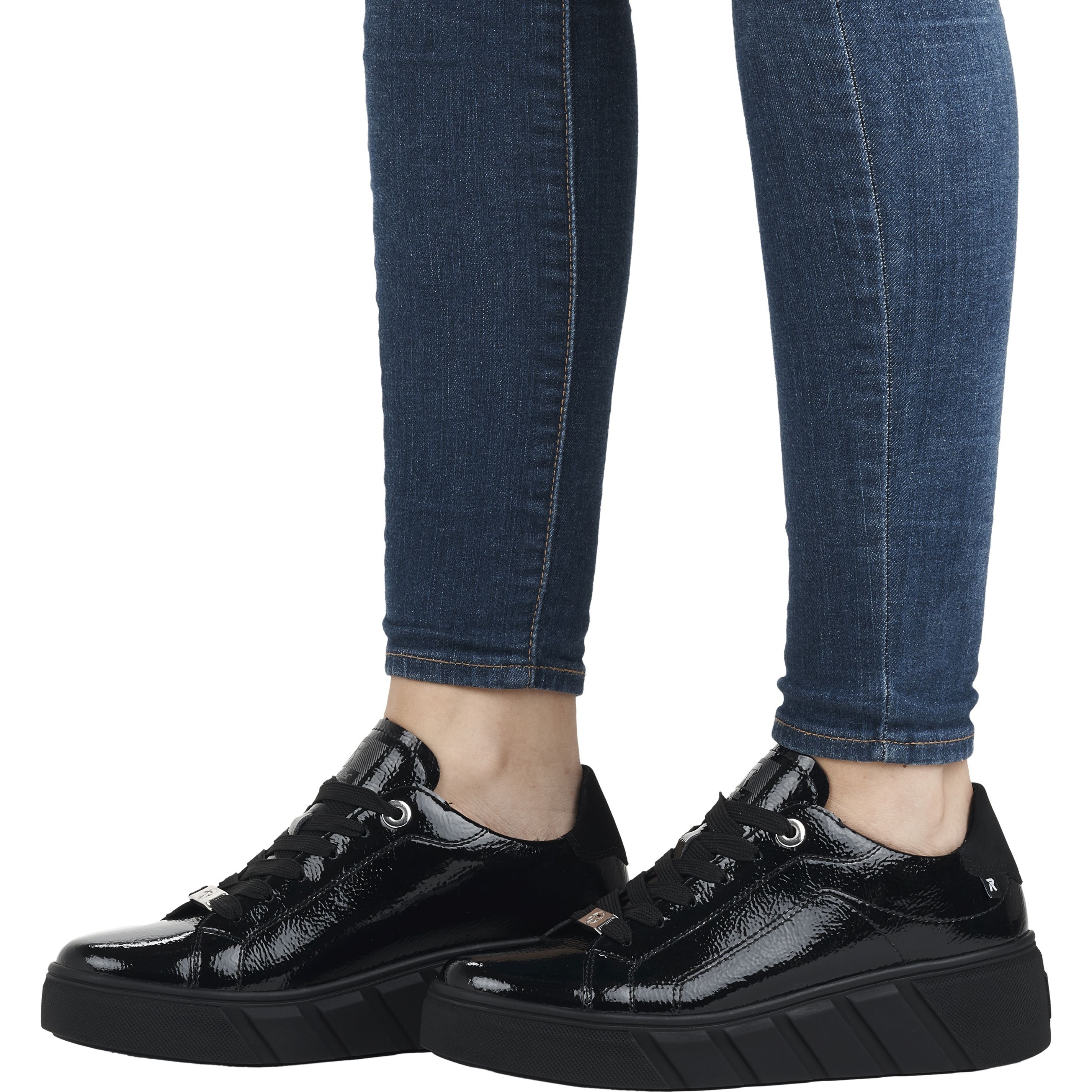 RIEKER EVOLUTION Laisvalaikio bateliai moterims, Juoda, Ladies shoes 11