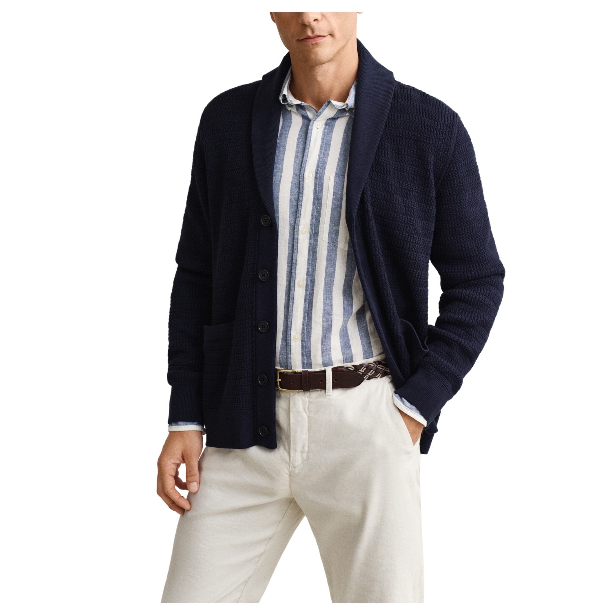 GANT Kardiganas vyrams, Mėlyna, 8030295-433 Cardigans 2
