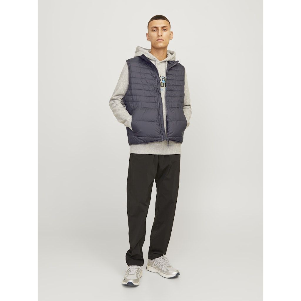 JACK & JONES Pūkinė liemenė vyrams, Mėlyna, State packable bw collar 4