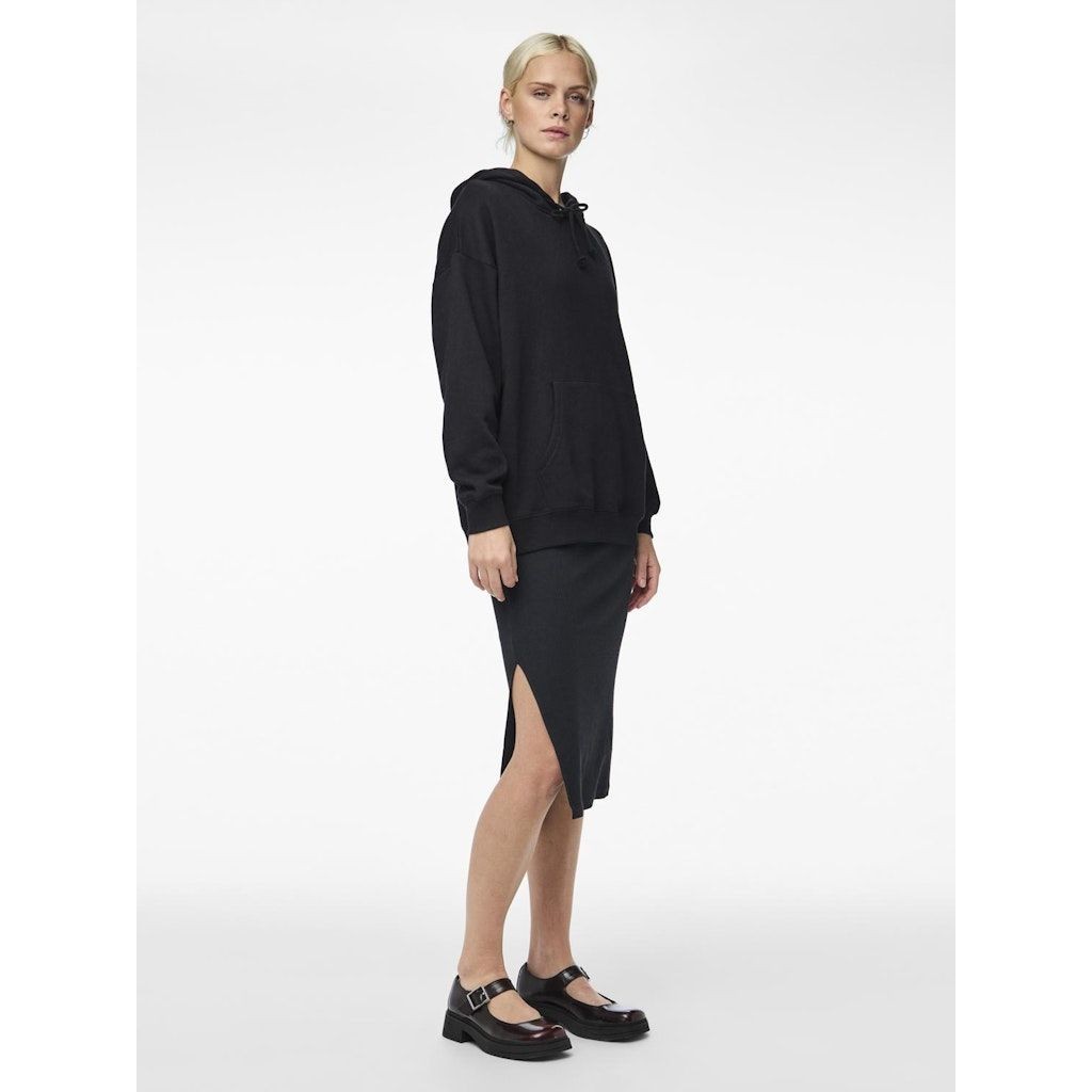 PIECES Sportinis nertinis moterims, Juoda, PCCHILLI LS OVERSIZE 4