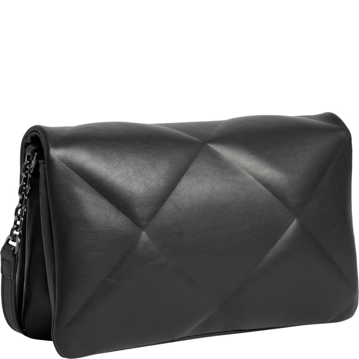 CALVIN KLEIN Rankinė per petį moterims, Juoda, Re-lo quilt shoulder bag 2