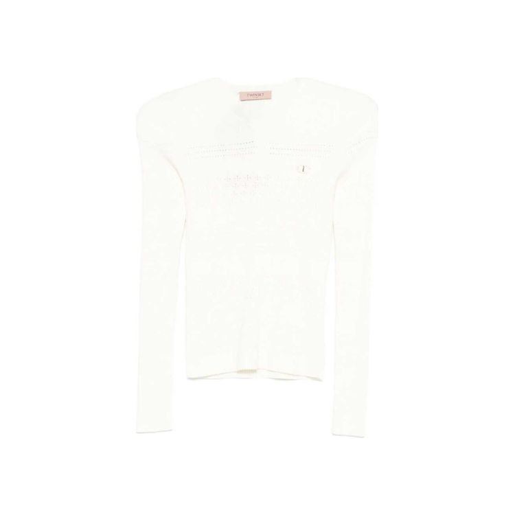 TWINSET Megztinis moterims, Mėlyna, Knitted sweater