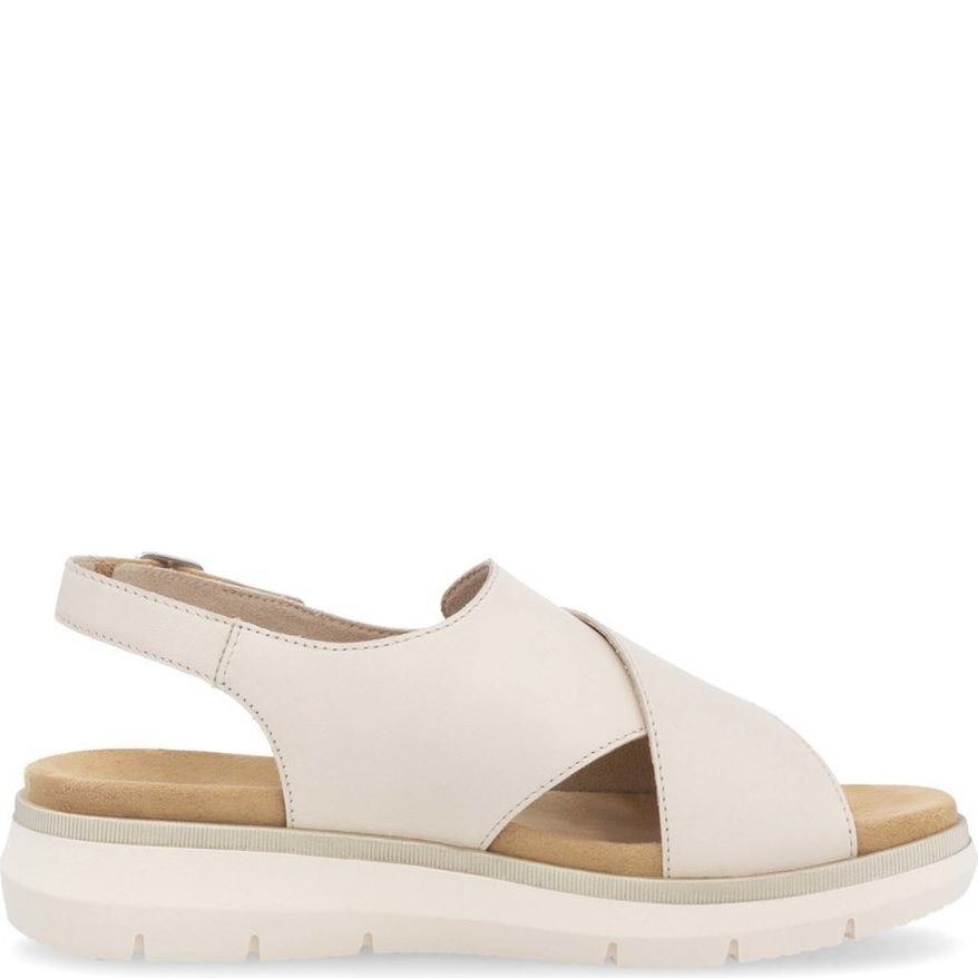 REMONTE Basutės moterims, Smėlio, Sandals 5