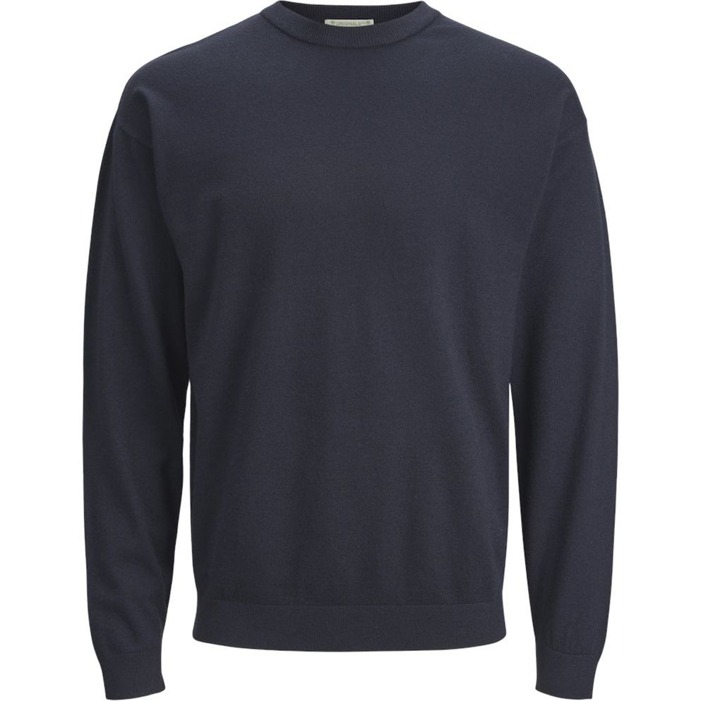 JACK & JONES Megztinis vyrams, Navy, JORPALMA LS KNI 1