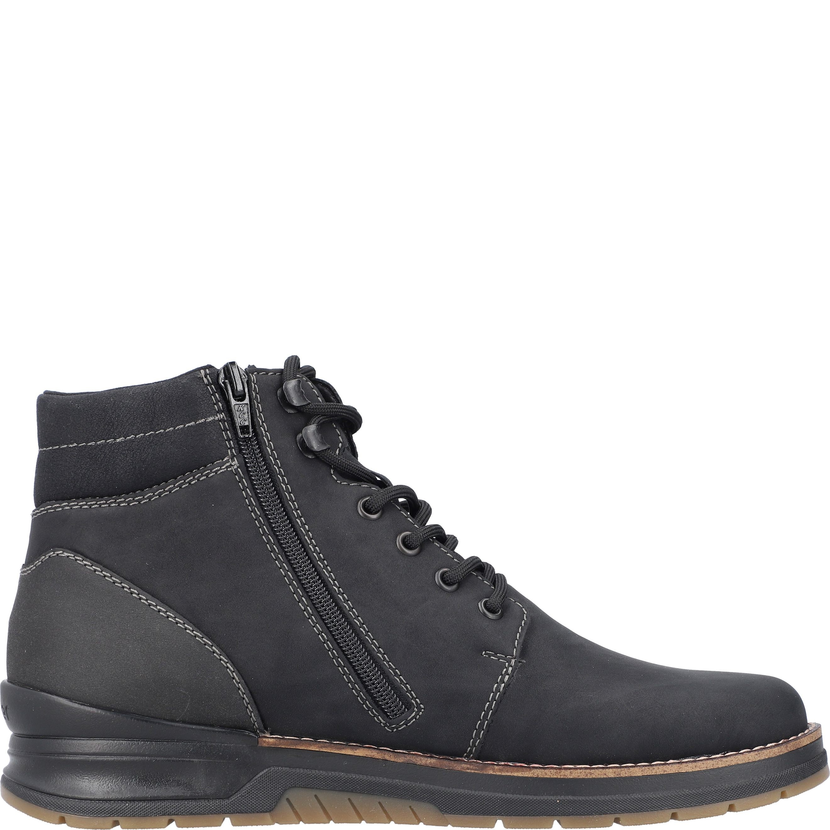 RIEKER Aulinukai vyrams, Juoda, Men's boots 6