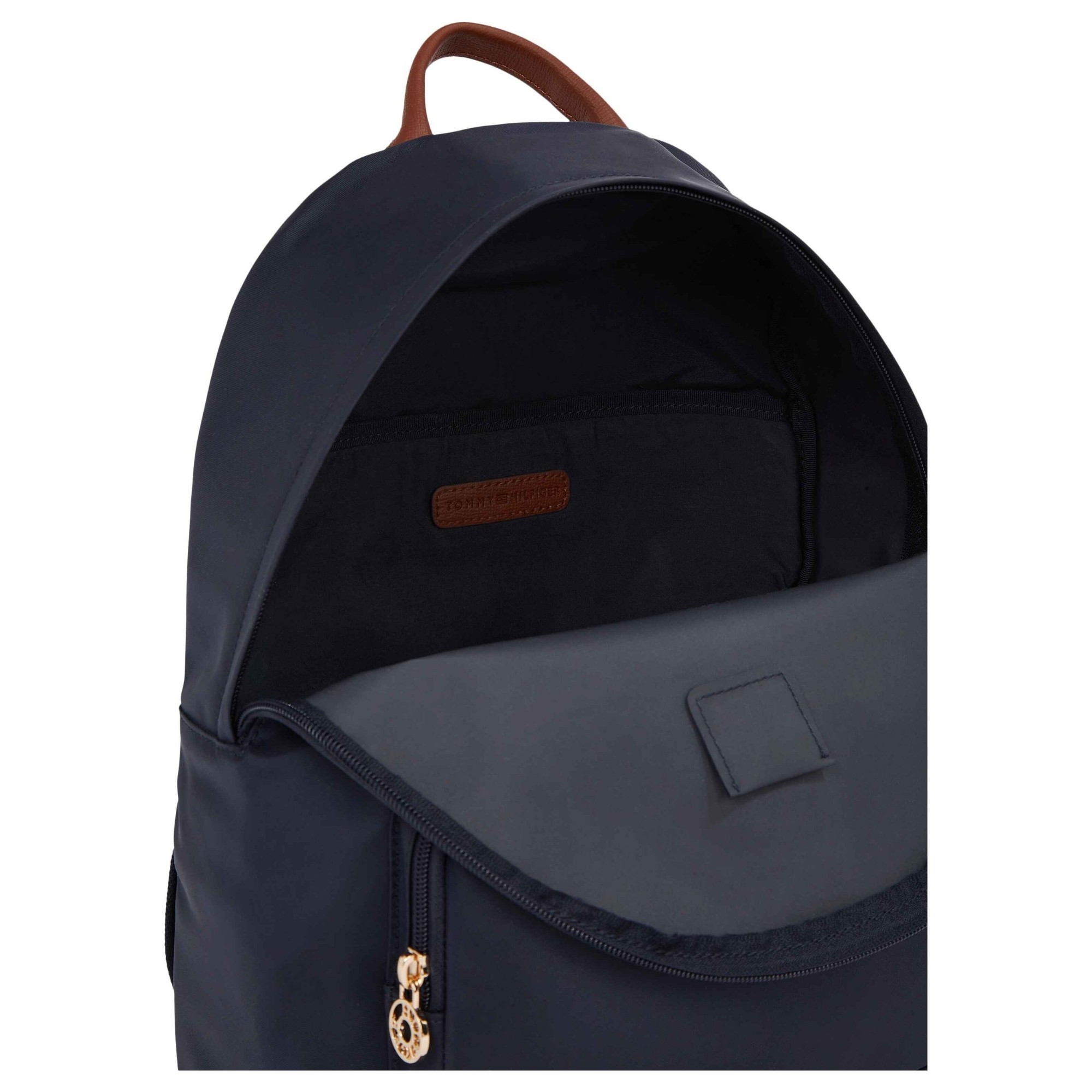 TOMMY HILFIGER Kuprinė moterims, Mėlyna, popette dome backpack 3