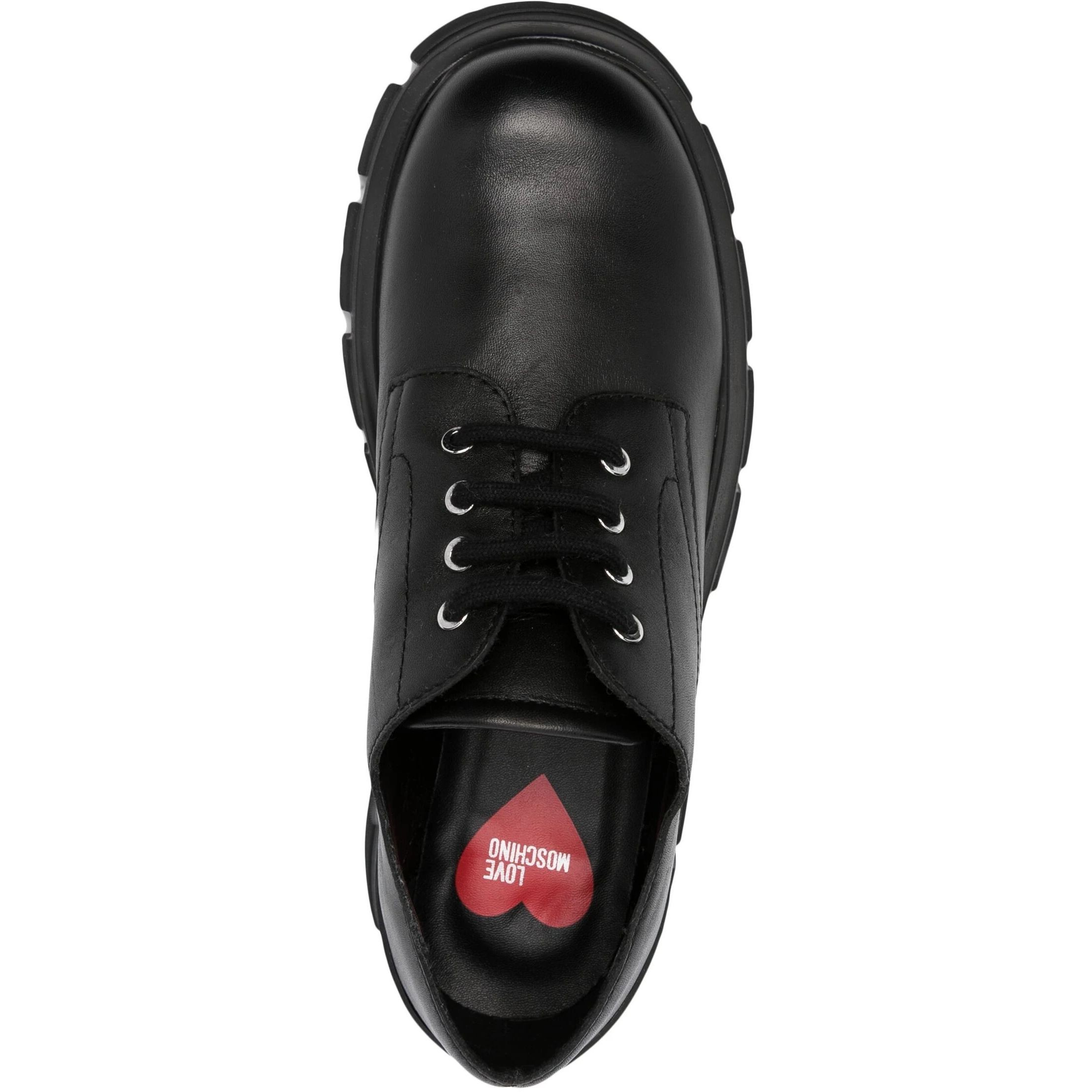 LOVE MOSCHINO Loaferiai moterims, Juoda, Loafer 4