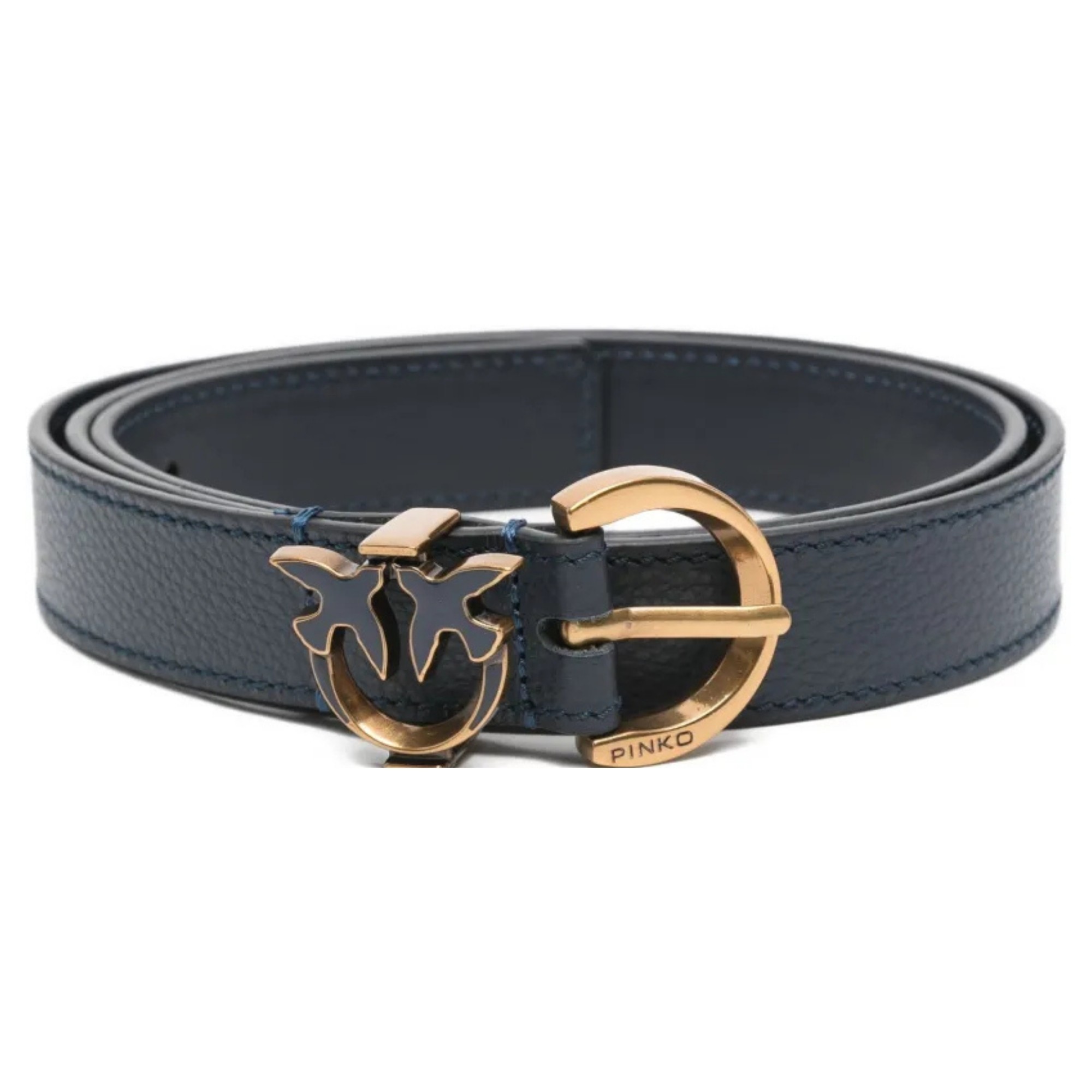 PINKO Diržas moterims, Mėlyna, Tamboril h2,5 belt pelle botta 1