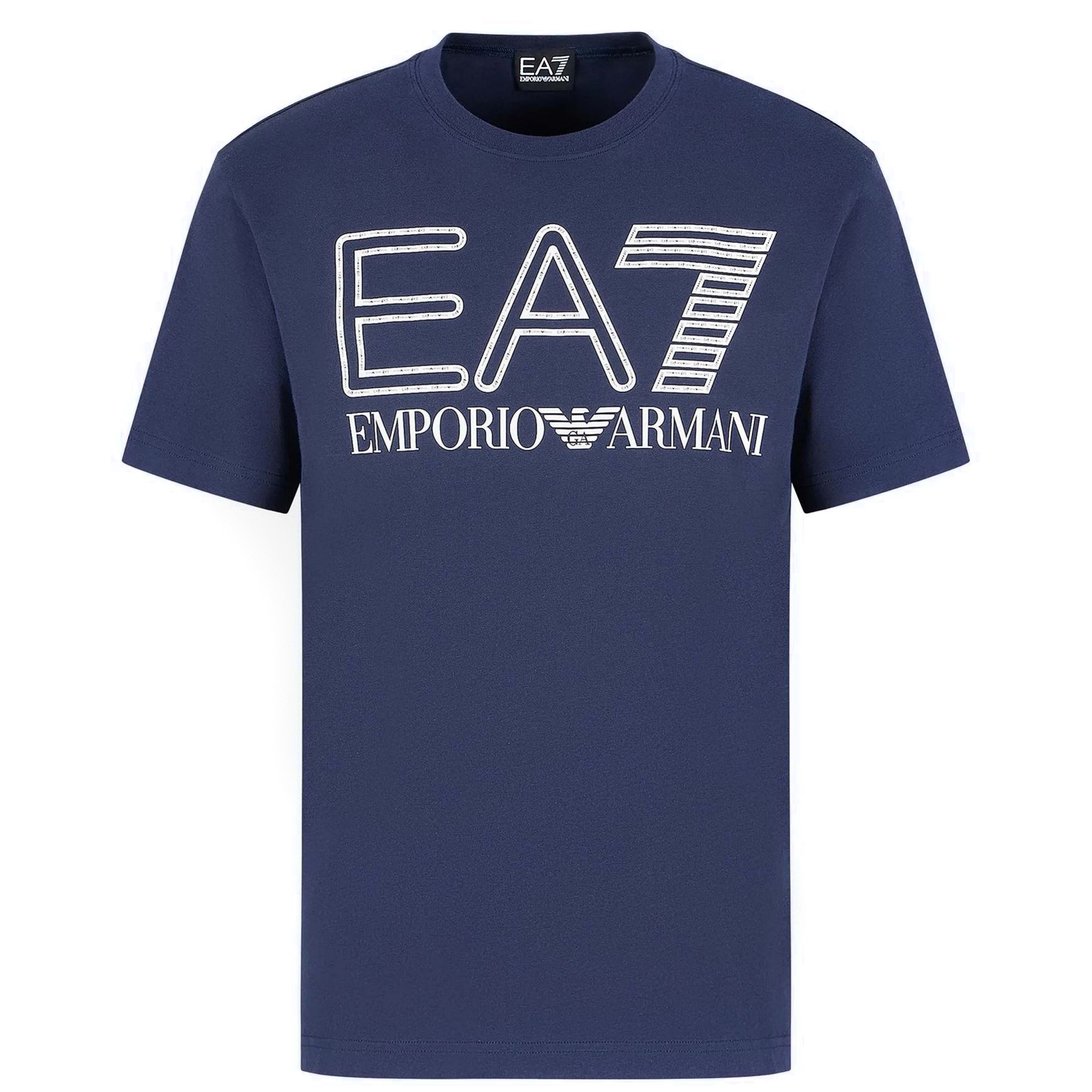 EA7 Marškinėliai trump. rankovėmis vyrams, Mėlyna, T-shirt 1