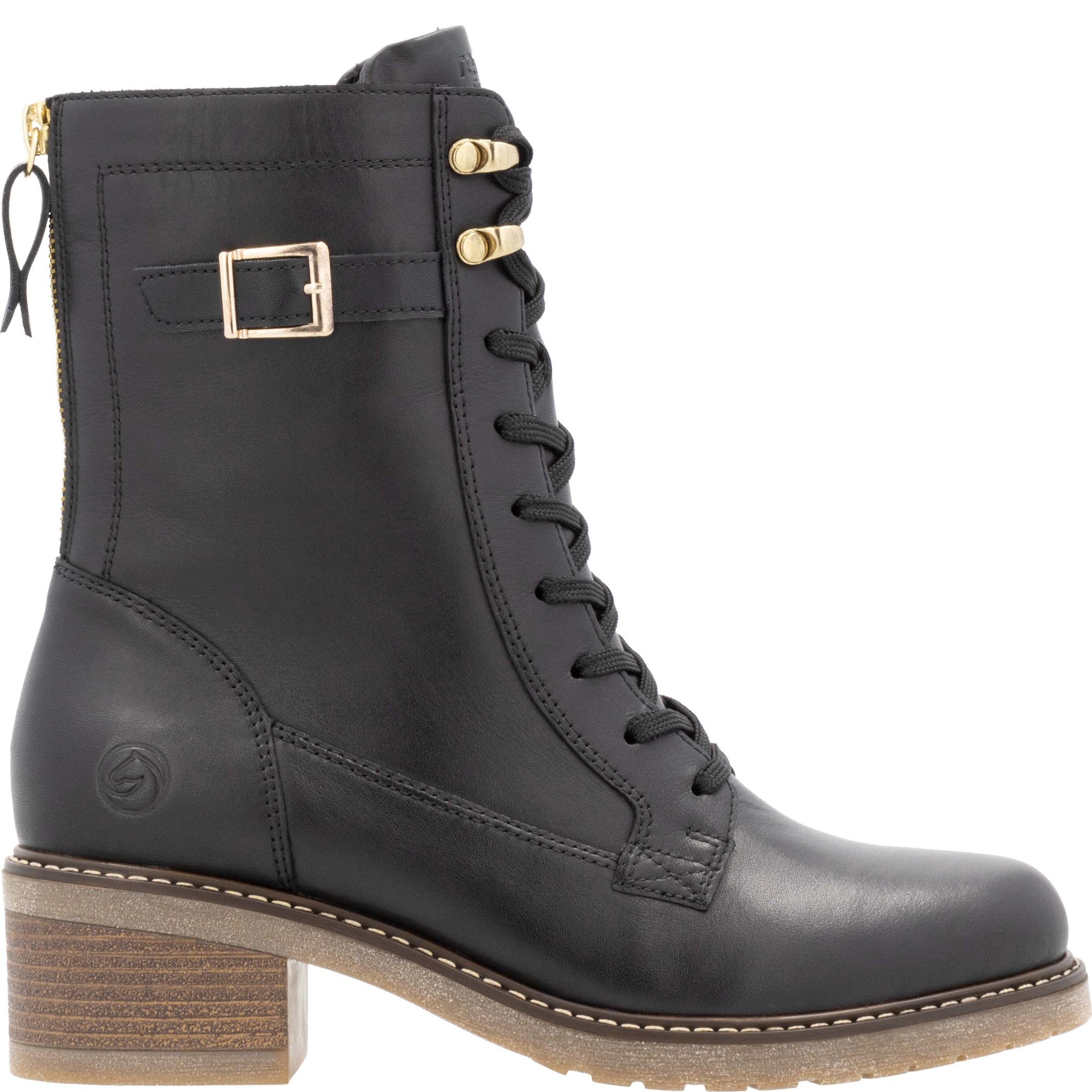 REMONTE Aulinukai moterims, Juoda, Ladies mid height boots 3