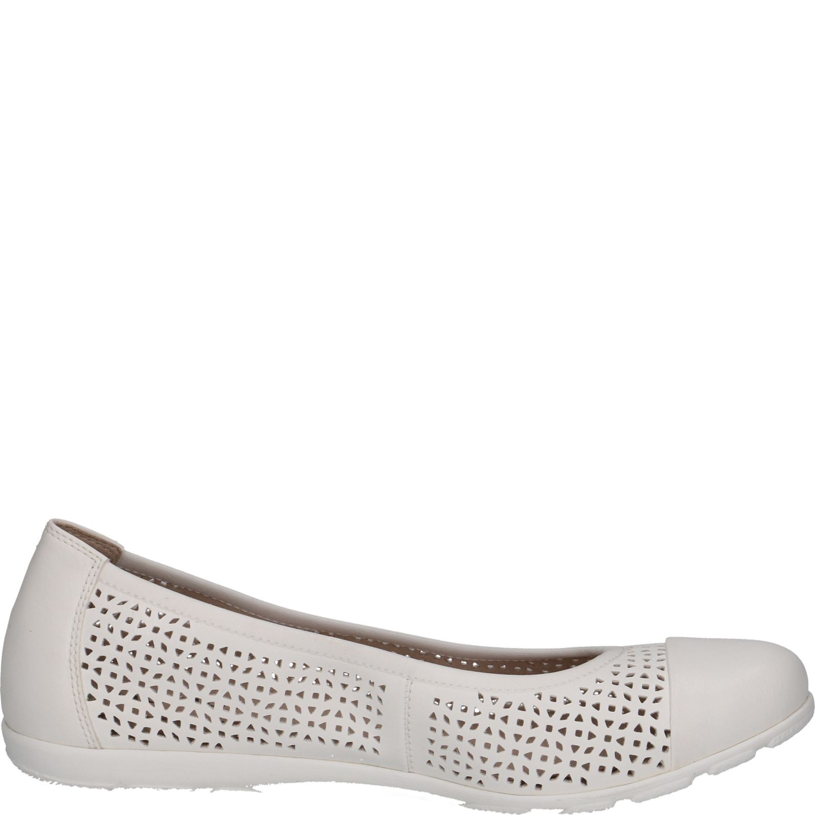 CAPRICE Balerinos moterims, Balta, Ballerinas 4