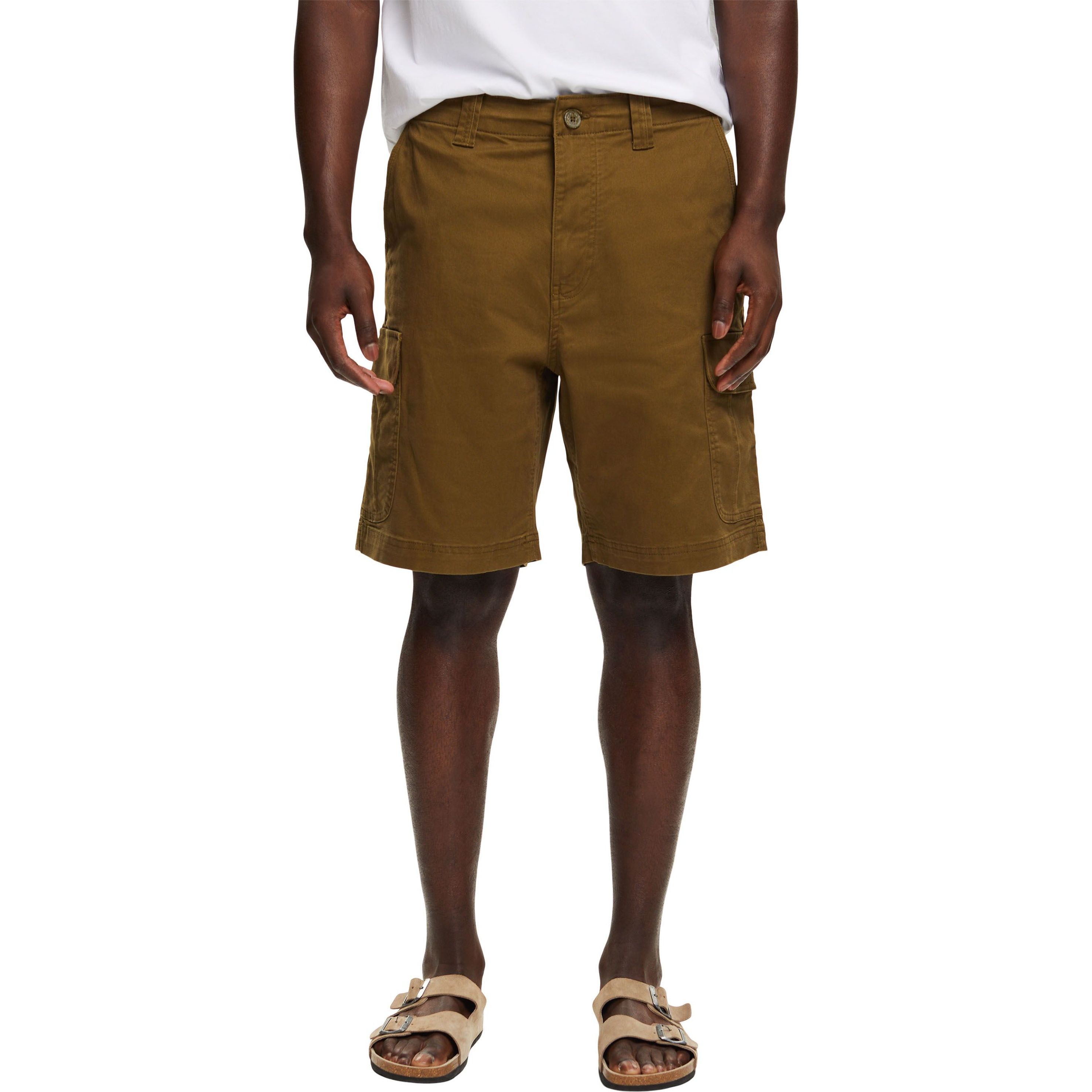 ESPRIT Šortai vyrams, Žalia, Cargo Shorts 2