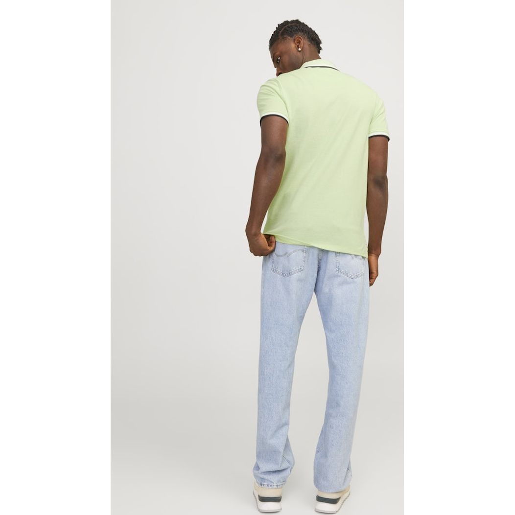 JACK & JONES Polo marškiniai ilgos rank. vyrams, Geltona, Jjepaulos polo long 3