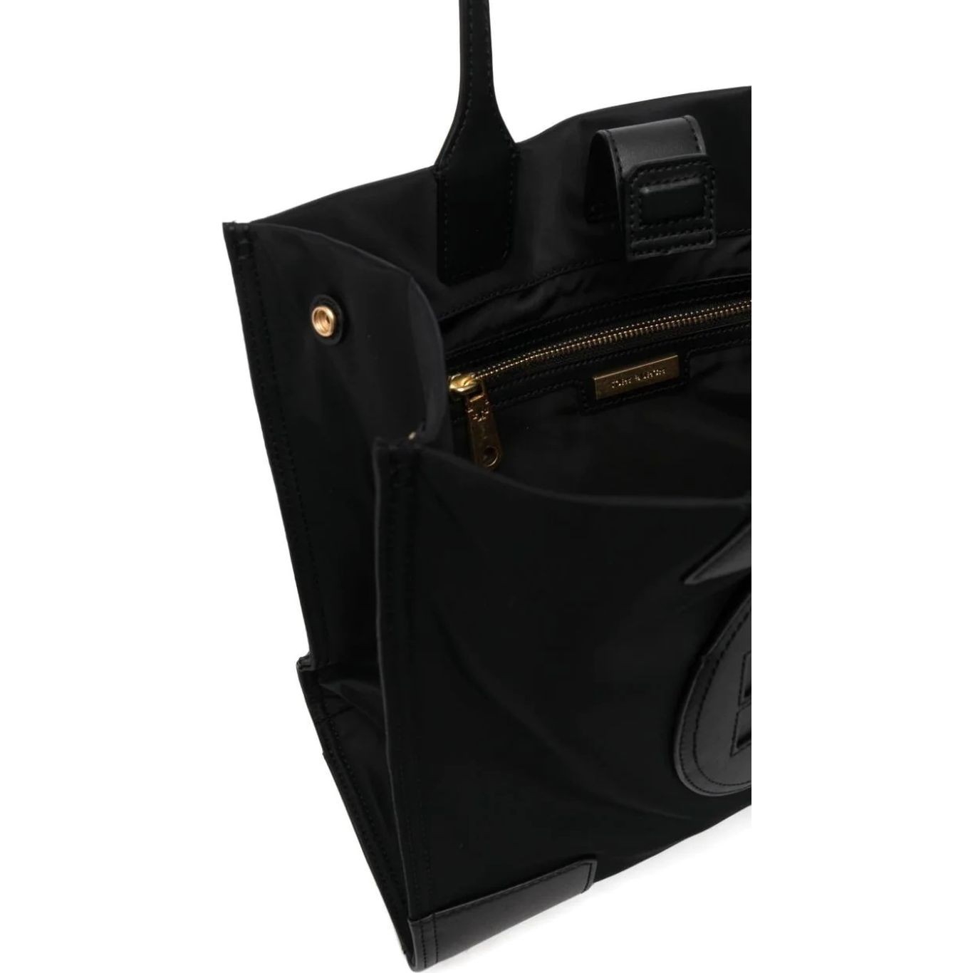 TORY BURCH Pirkinių krepšys moterims, Juoda, Ella small tote bag 4