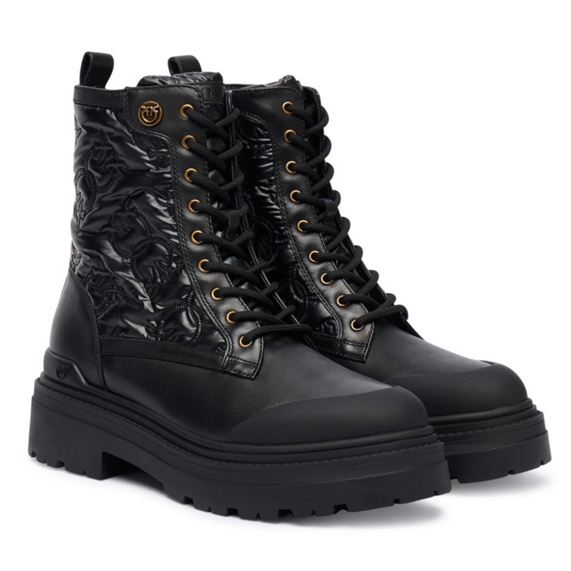 PINKO Aulinukai moterims, Juoda, Mia 25 - ankle boot calf leath 2