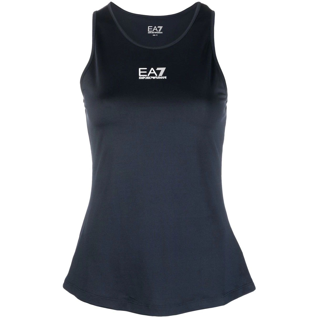 EA7 Marškiniai be rankovių moterims, Mėlyna, Tank 1