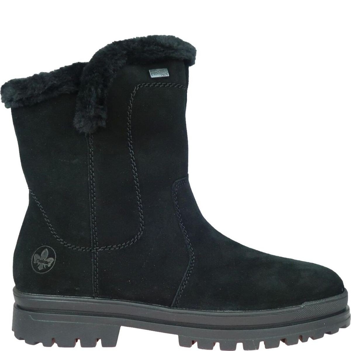 RIEKER Aulinukai moterims, Juoda, Ladies mid height boots 2