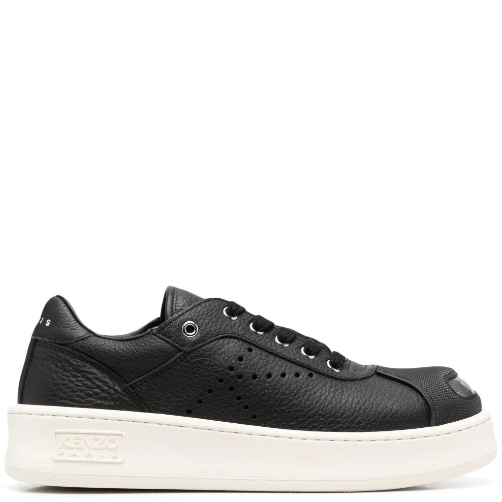 KENZO Sportiniai bateliai vyrams, Juoda, Kenzo hoops low top sneakers 2