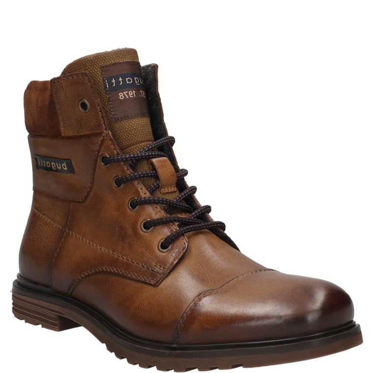 BUGATTI Aulinukai vyrams, Ruda, Booties 1