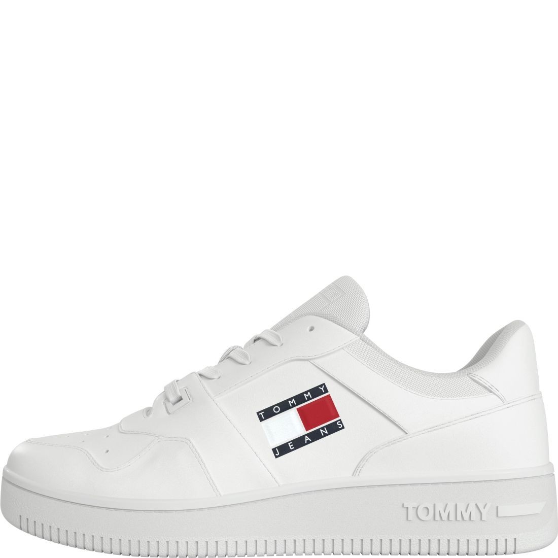 TOMMY JEANS Bateliai - moterims, Balta, RETRO BASKET SHOES 7