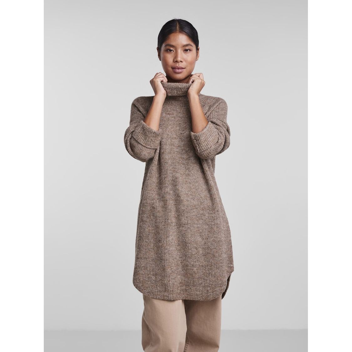 PIECES Megztinis moterims, Ruda, Ellen long knit 5