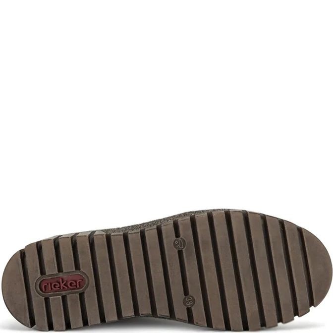 RIEKER Aulinukai moterims, Smėlio, Ladies mid height boots 4