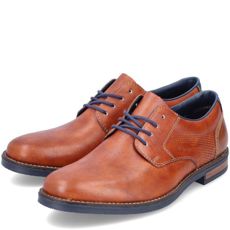 RIEKER Klasikiniai batai vyrams, Ruda, FORMAL 5