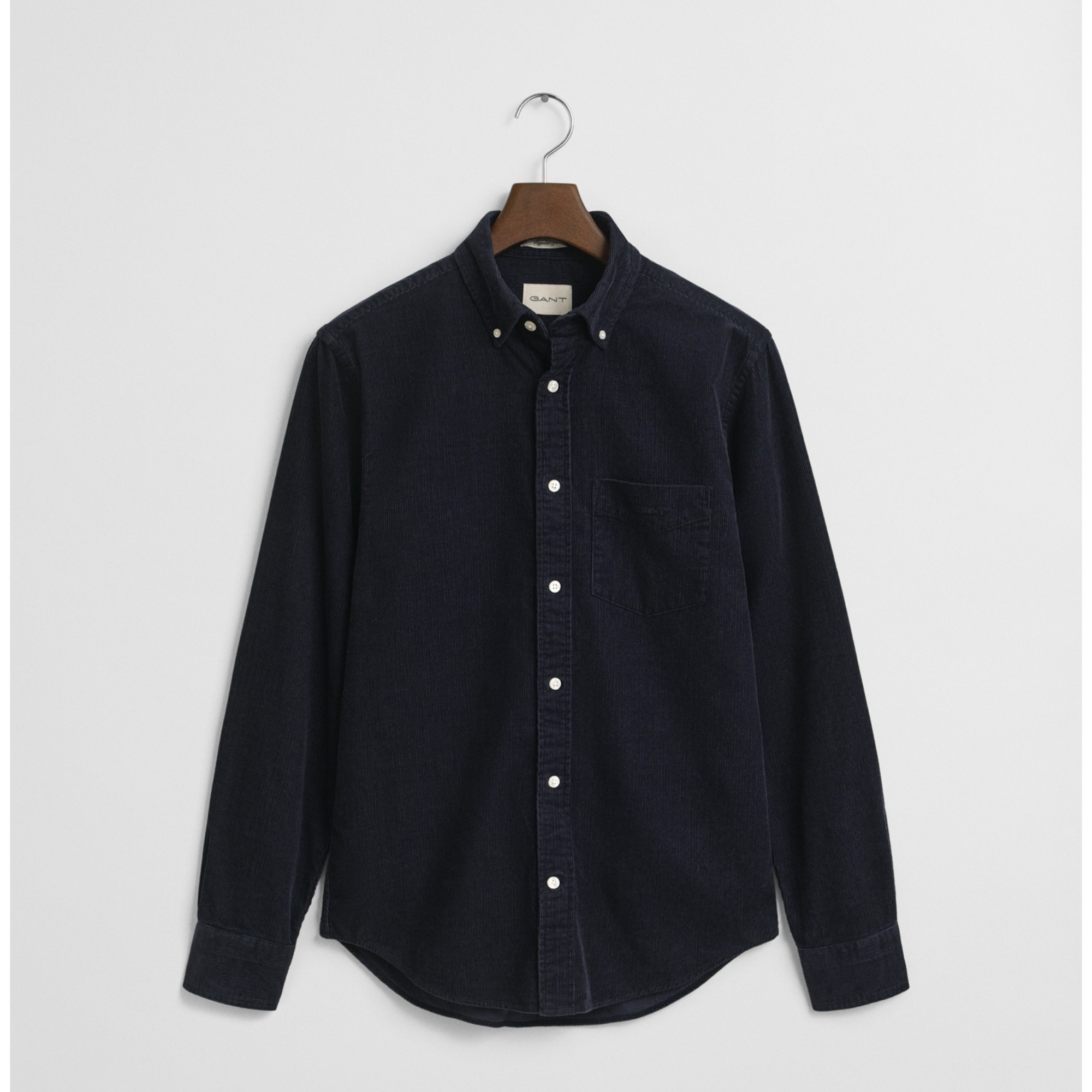 GANT Marškiniai ilgomis rankovėmis vyrams, Mėlyna, reg corduroy shirt