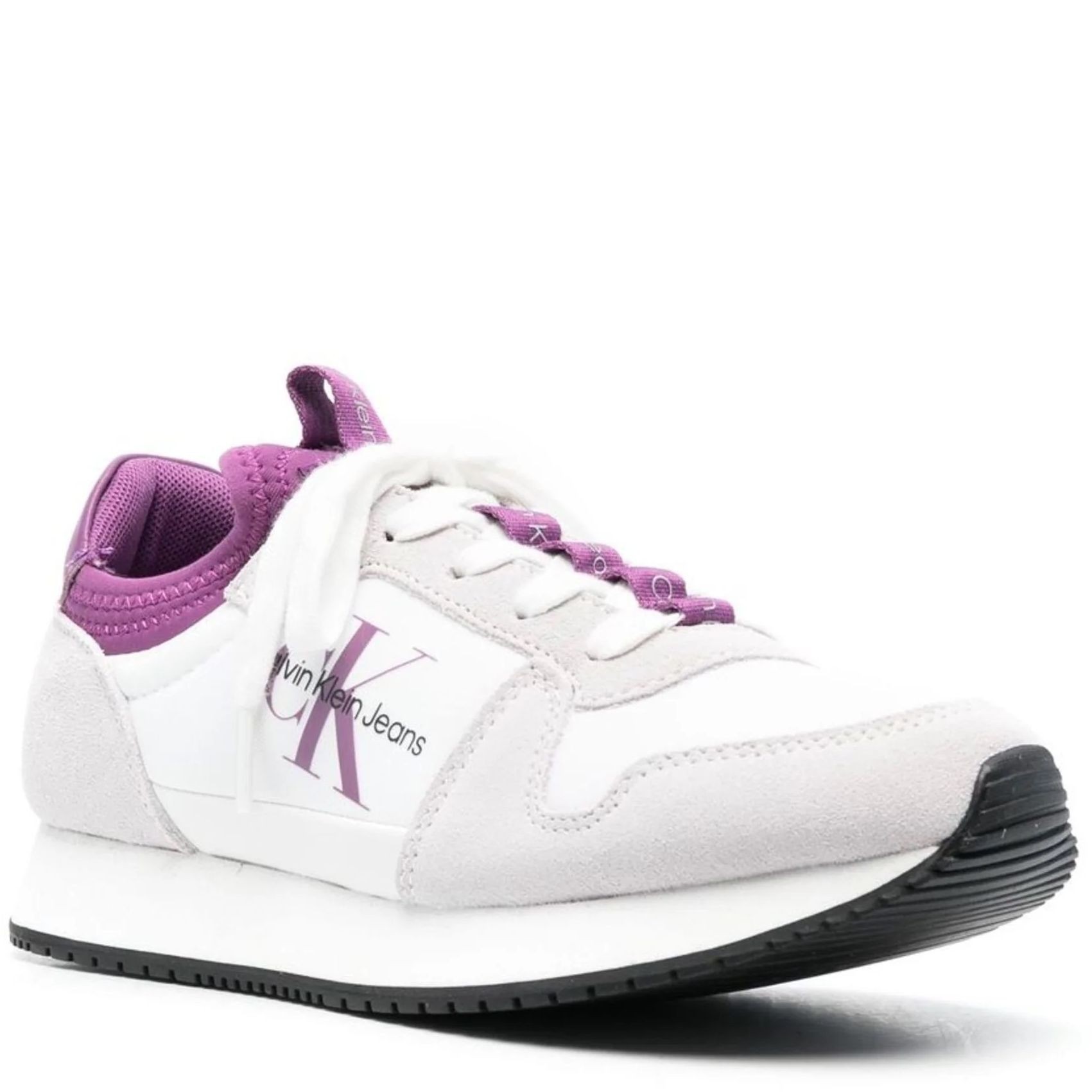 CALVIN KLEIN JEANS Sportiniai bateliai moterims, Balta, SOLACEUP NY-LTH W 1