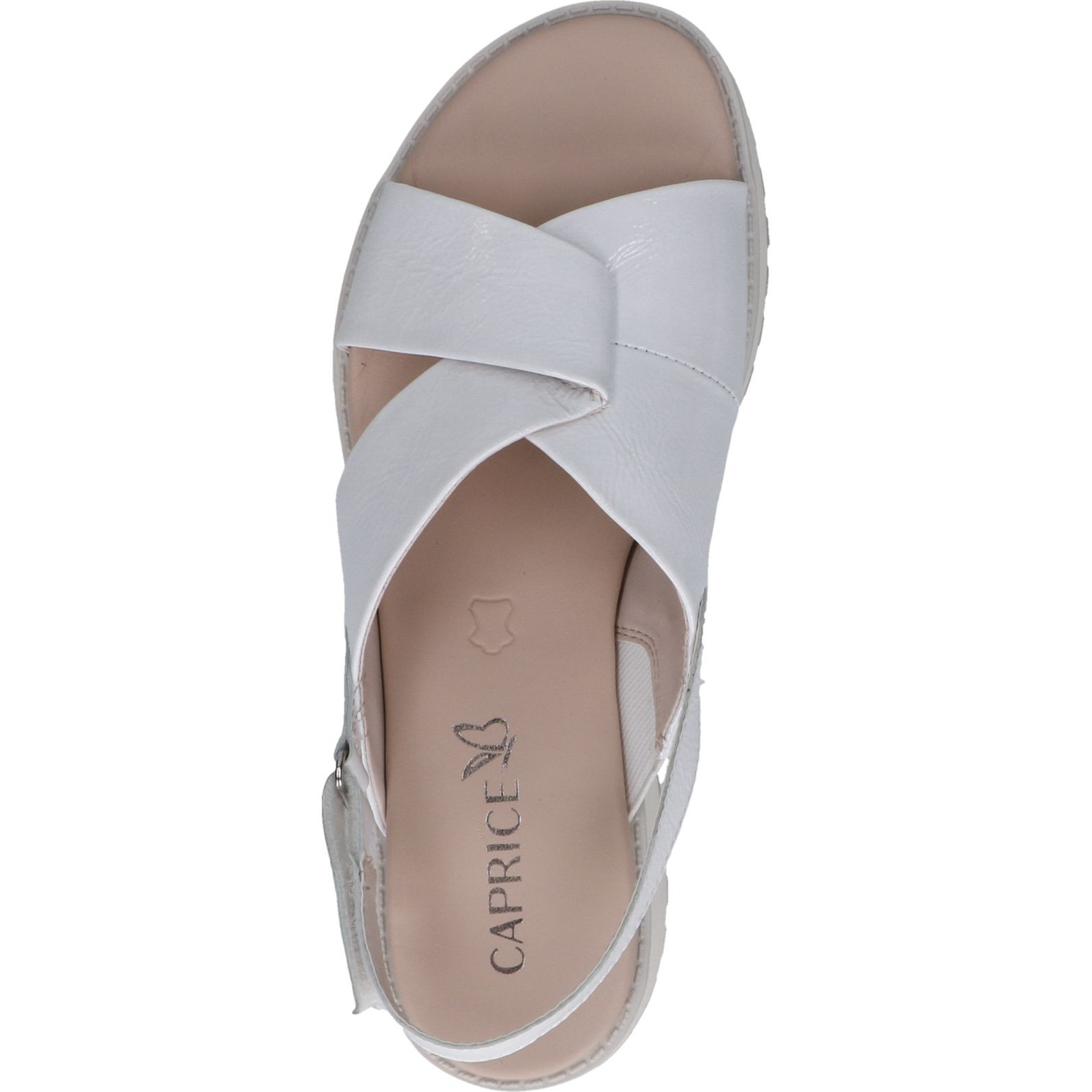 CAPRICE Basutės moterims, Balta, Sandals 6