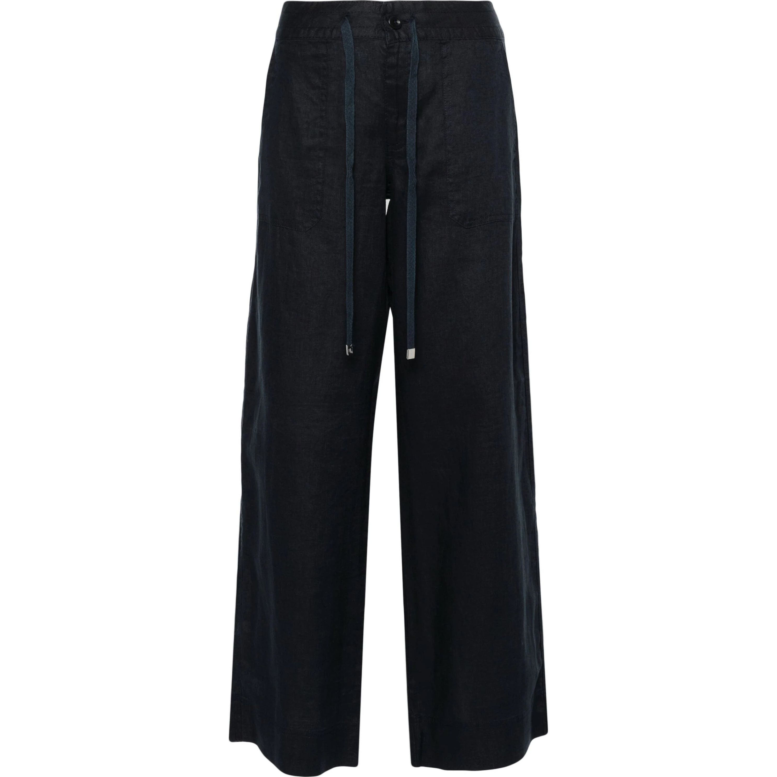 LAUREN RALPH LAUREN Laisvalaikio kelnės moterims, Juoda, Jovonie wide leg pant