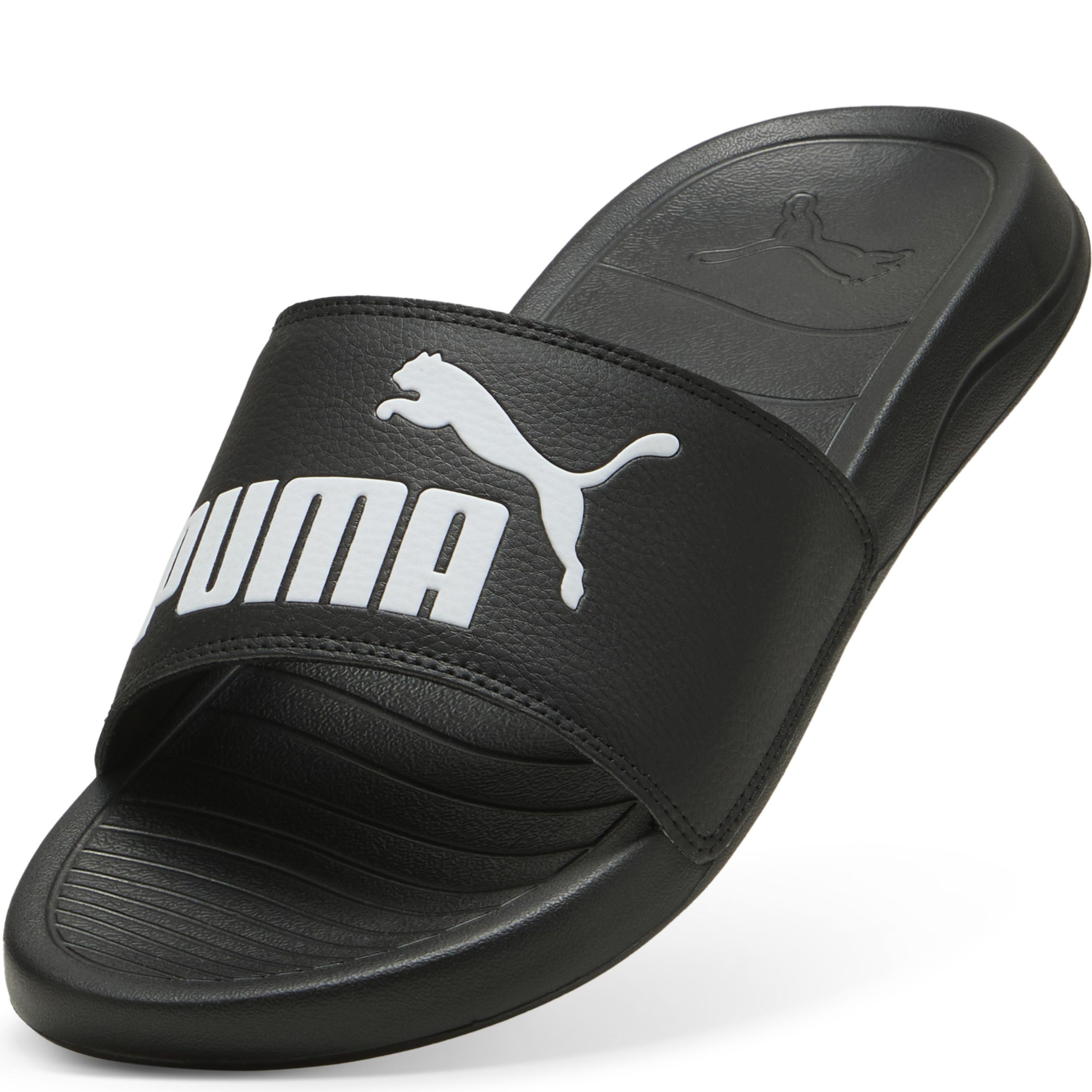 PUMA Guminės šlepetės vyrams, Juoda, Popcat slides 3