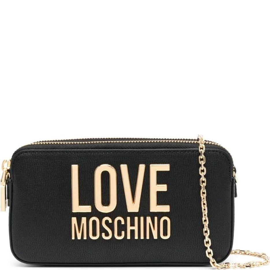 LOVE MOSCHINO Rankinė per petį moterims, Juoda, Crossbody 1