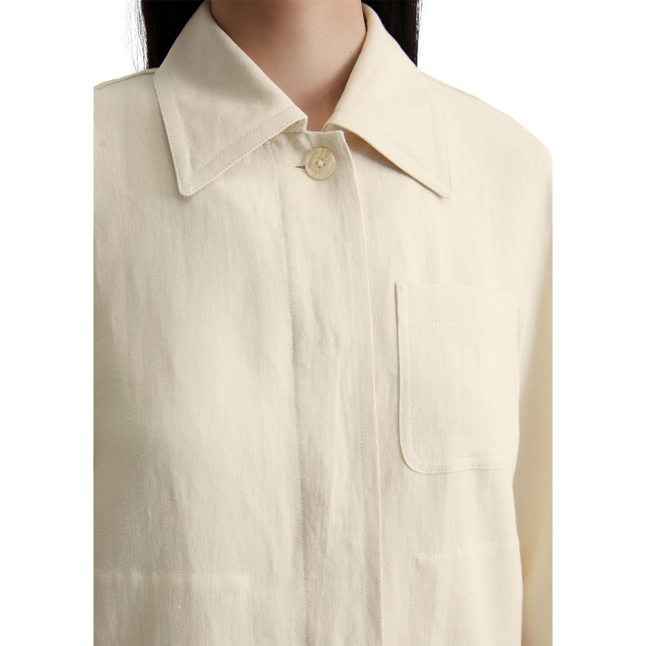 MARC O'POLO Marškiniai ilgomis rankovėmis moterims, Smėlio, Shirts lon 503006674035 4