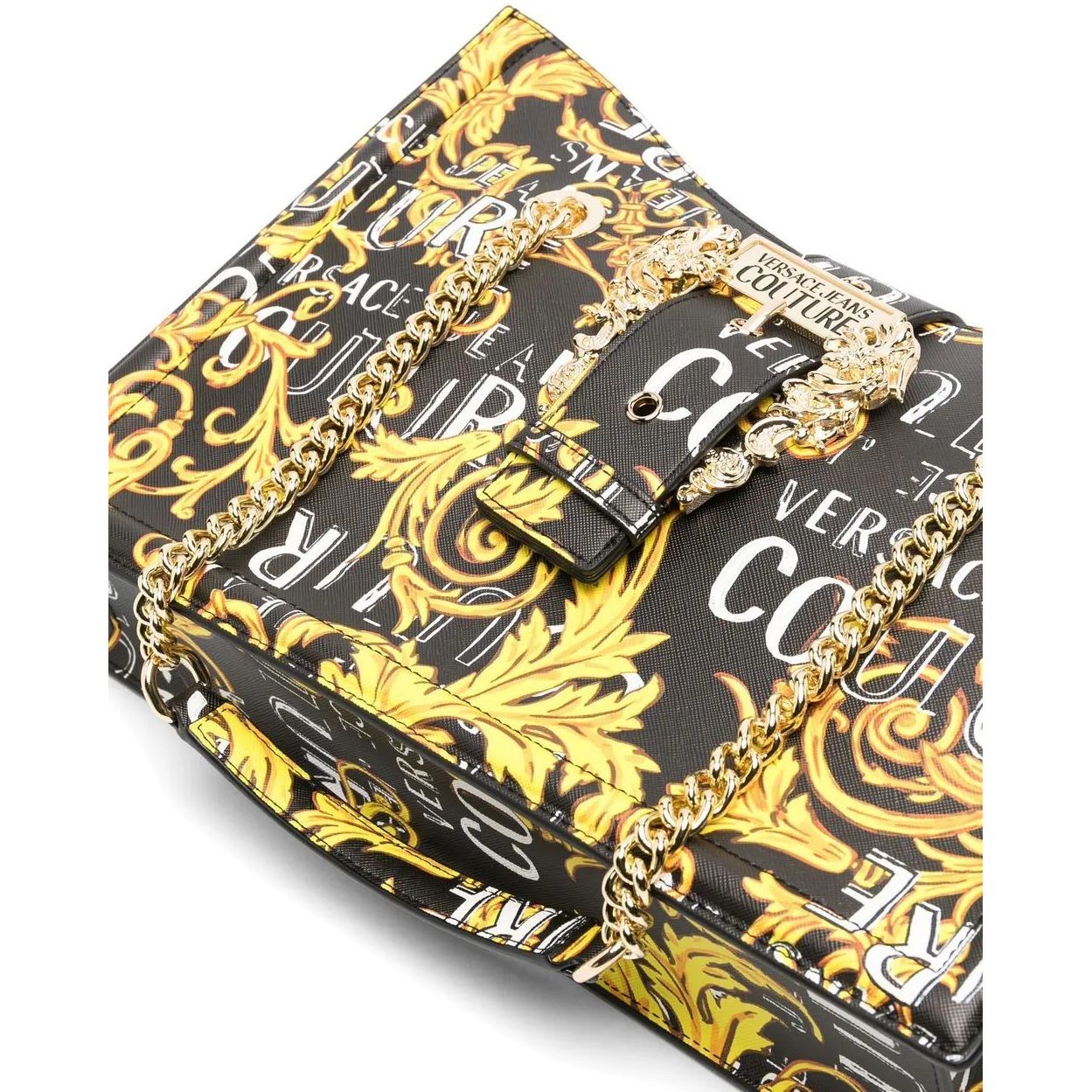 VERSACE JEANS CUTURE Rankinė, krepšys moterims, BLACK/GOLD, Range f - couture bag 3