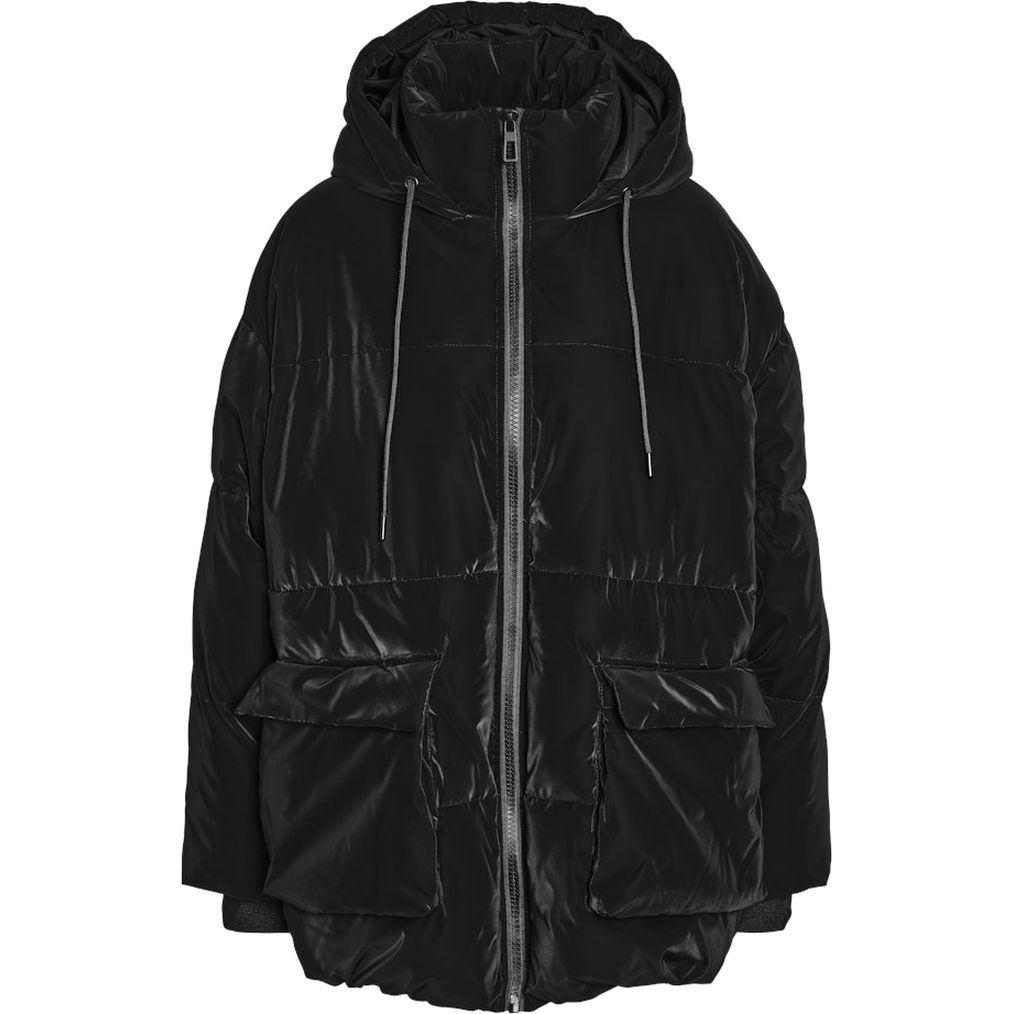 NOISY MAY Pūkinė striukė moterims, Juoda, Corie puffer jacket 1